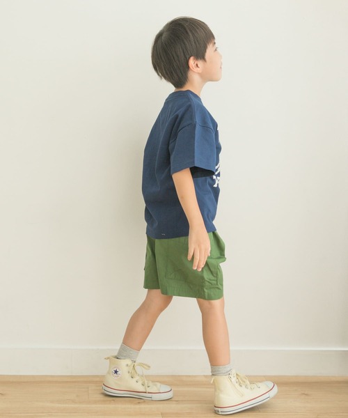 URBAN RESEARCH DOORS（アーバンリサーチドアーズ）の「コットンサイドポケットショーツ(KIDS)（その他パンツ・キッズ・チャコールグレー/カーキ・120/105/135）」の7枚目の写真