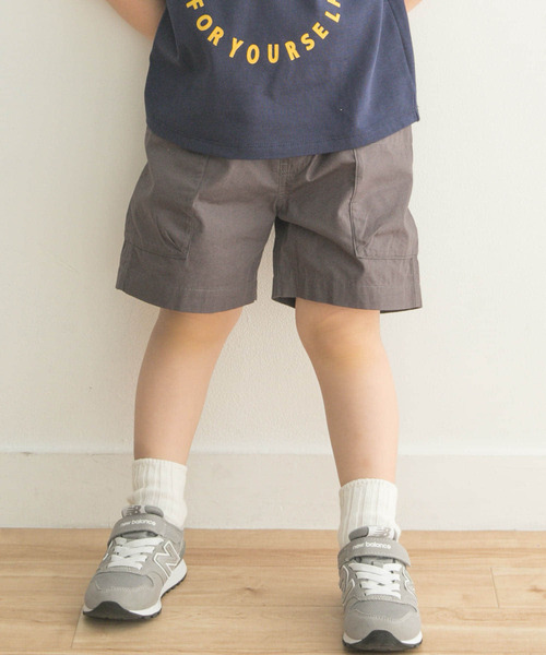 URBAN RESEARCH DOORS（アーバンリサーチドアーズ）の「コットンサイドポケットショーツ(KIDS)（その他パンツ・キッズ・チャコールグレー/カーキ・120/105/135）」の13枚目の写真