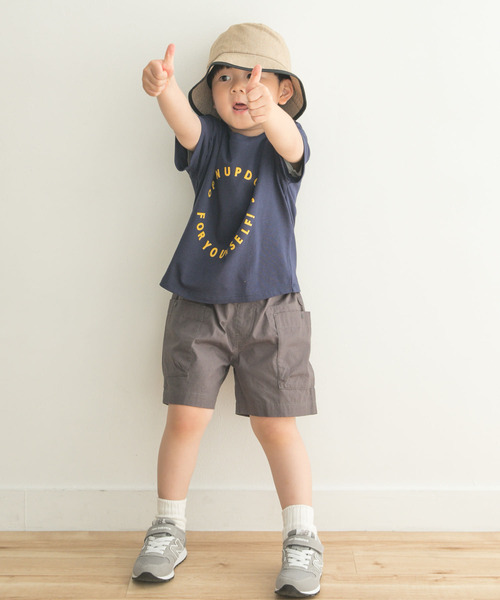 URBAN RESEARCH DOORS（アーバンリサーチドアーズ）の「コットンサイドポケットショーツ(KIDS)（その他パンツ・キッズ・チャコールグレー/カーキ・120/105/135）」の14枚目の写真
