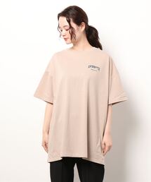 BACKロゴ/チュニックTシャツ