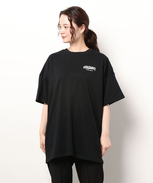 Backロゴチュニックtシャツ Tシャツ カットソー Ingni イング のファッション通販 Zozotown