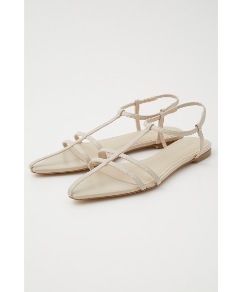 rienda（リエンダ）の「ポインテッドスリムベルトサンダル（サンダル・レディース・ブラック/ライトベージュ/グリーン・SMALL/MEDIUM/LARGE）」の18枚目の写真