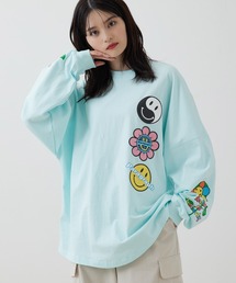 PARAGRAPH/HAPPY SMILE LONG TEE/NO.09/22SS