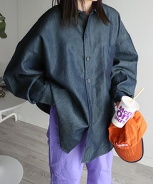 オーバーサイズデニムシャツ
