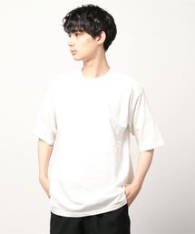 REMI RELIEF NAVY LABEL | REMI RELIEF NAVY LABEL / レミレリーフ ネイビーレーベル：16天竺TEE (無地)：RN22309290AK[STD](Tシャツ/カットソー)