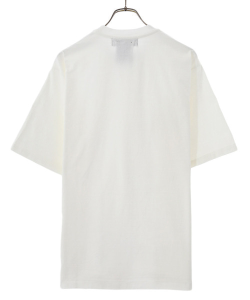 REMI RELIEF NAVY LABEL（レミレリーフネイビーレーベル）の「REMI RELIEF NAVY LABEL / レミレリーフ ネイビーレーベル：16天竺TEE (無地)：RN22309290AK[STD]（Tシャツ/カットソー・メンズ・オフホワイト/グリーン・XL/L）」の4枚目の写真