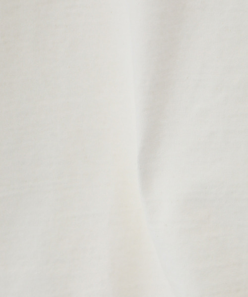 REMI RELIEF NAVY LABEL（レミレリーフネイビーレーベル）の「REMI RELIEF NAVY LABEL / レミレリーフ ネイビーレーベル：16天竺TEE (無地)：RN22309290AK[STD]（Tシャツ/カットソー・メンズ・オフホワイト/グリーン・XL/L）」の6枚目の写真