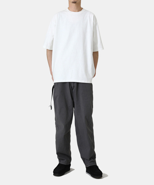 REMI RELIEF NAVY LABEL（レミレリーフネイビーレーベル）の「REMI RELIEF NAVY LABEL / レミレリーフ ネイビーレーベル：16天竺TEE (無地)：RN22309290AK[STD]（Tシャツ/カットソー・メンズ・オフホワイト/グリーン・XL/L）」の11枚目の写真