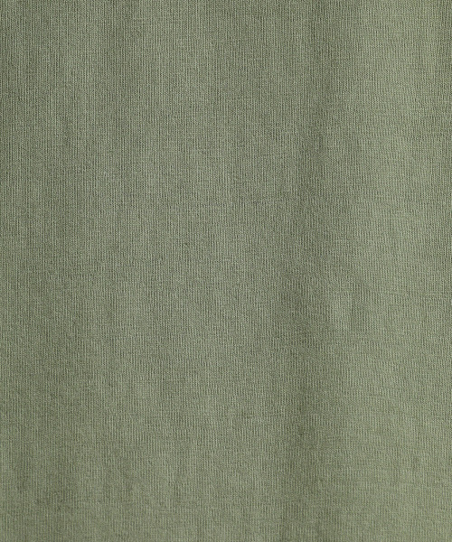 REMI RELIEF NAVY LABEL（レミレリーフネイビーレーベル）の「REMI RELIEF NAVY LABEL / レミレリーフ ネイビーレーベル：16天竺TEE (無地)：RN22309290AK[STD]（Tシャツ/カットソー・メンズ・オフホワイト/グリーン・XL/L）」の16枚目の写真