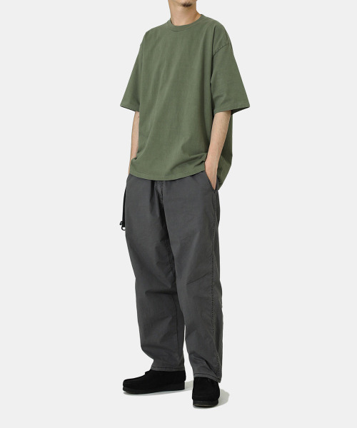 REMI RELIEF NAVY LABEL（レミレリーフネイビーレーベル）の「REMI RELIEF NAVY LABEL / レミレリーフ ネイビーレーベル：16天竺TEE (無地)：RN22309290AK[STD]（Tシャツ/カットソー・メンズ・オフホワイト/グリーン・XL/L）」の21枚目の写真