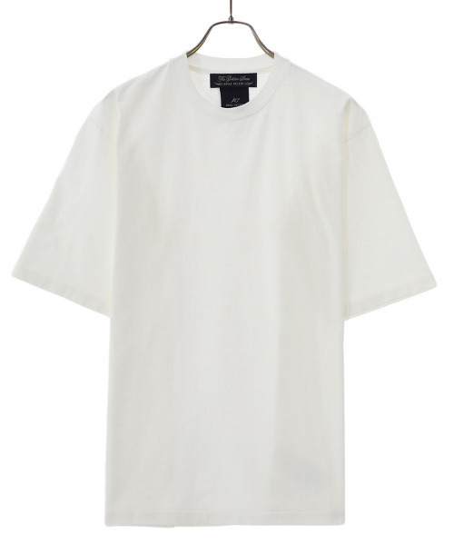 REMI RELIEF NAVY LABEL（レミレリーフネイビーレーベル）の「REMI RELIEF NAVY LABEL / レミレリーフ ネイビーレーベル：16天竺TEE (無地)：RN22309290AK[STD]（Tシャツ/カットソー・メンズ・オフホワイト/グリーン・XL/L）」の3枚目の写真