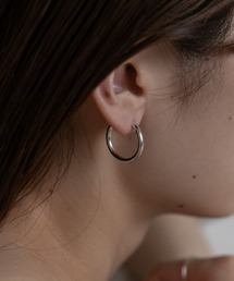SMELLY | silver925ワイドサークルピアス(ピアス（両耳用）)