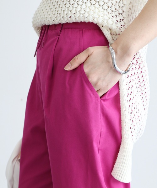 Green　Parks（グリーンパークス）の「ドライタッチらくパンツ（その他パンツ・レディース・ブラック/ピンク/ベージュ/グリーン・FREE）」の12枚目の写真