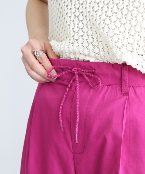 Green　Parks（グリーンパークス）の「ドライタッチらくパンツ（その他パンツ・レディース・ブラック/ピンク/ベージュ/グリーン・FREE）」の5枚目の写真