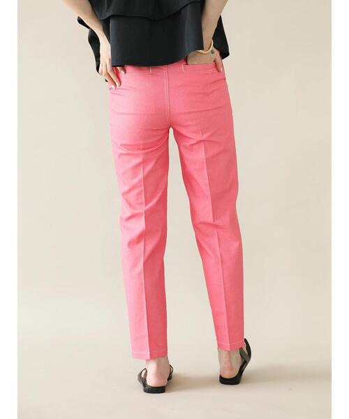 koe(コエ)の「ハイウエストデニムストレートパンツ*(デニムパンツ・レディース・ブラック/ピンク/インディゴブルー/グリーン・S/M)」の13枚目の写真