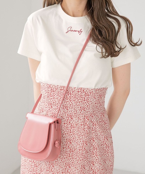Heather（ヘザー）の「フラップミニショルダー　298870（ショルダーバッグ・レディース・ブラック/ピンク/ブルー/アイボリー・ONE SIZE）」の4枚目の写真