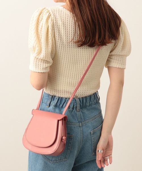 Heather（ヘザー）の「フラップミニショルダー　298870（ショルダーバッグ・レディース・ブラック/ピンク/ブルー/アイボリー・ONE SIZE）」の12枚目の写真