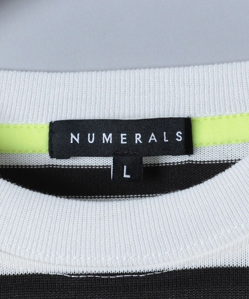 niko and...（ニコアンド）の「【UNISEX】[NUMERALS]ボーダーバスクＴシャツ（Tシャツ/カットソー・メンズ・ホワイト/ブラック・MEDIUM/LARGE）」の11枚目の写真
