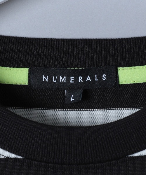 niko and...（ニコアンド）の「【UNISEX】[NUMERALS]ボーダーバスクＴシャツ（Tシャツ/カットソー・メンズ・ホワイト/ブラック・MEDIUM/LARGE）」の14枚目の写真