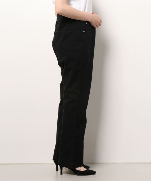 DANKE SCHON(ダンケシェーン)の「DankeSchon/ダンケシェーン/Flared pants/フレアパンツ(その他パンツ・レディース・ブラック・LARGE/MEDIUM/SMALL)」の2枚目の写真