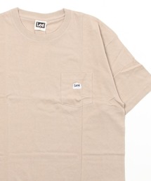 Lee（リー）の「【Lee/リー】ルーズシルエット ブランドミニロゴワッペン 半袖ポケ付きTシャツ/半袖カットソー（Tシャツ/カットソー・レディース）」