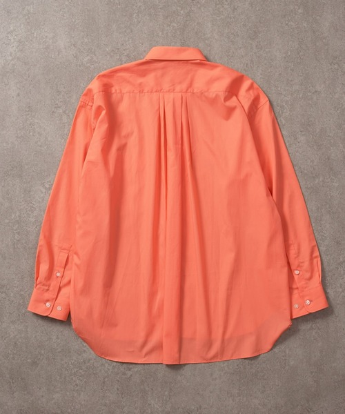 BRICK & SONS(ブリックアンドサンズ)の「リラックスバックプリーツシャツ<サーモンピンク>(シャツ/ブラウス・メンズ・サーモンピンク・LL/S/M/L)」の12枚目の写真