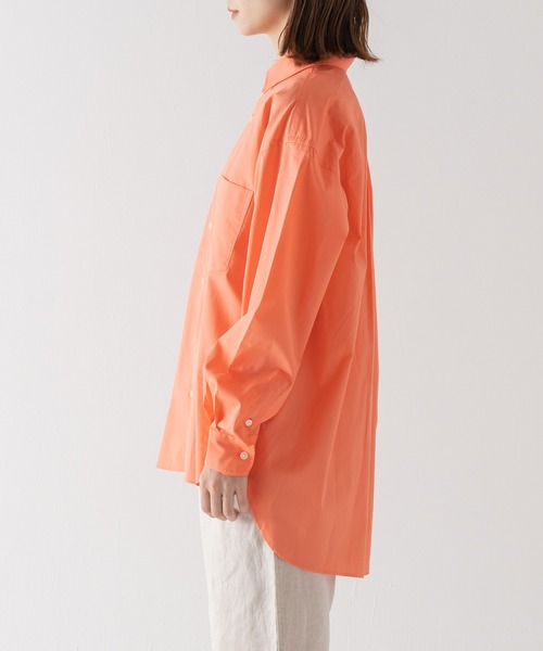 BRICK & SONS(ブリックアンドサンズ)の「リラックスバックプリーツシャツ<サーモンピンク>(シャツ/ブラウス・メンズ・サーモンピンク・LL/S/M/L)」の21枚目の写真