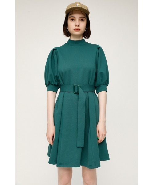 SLY（スライ）の「BELTED GODET MINI OP ベルト ミニ ワンピース