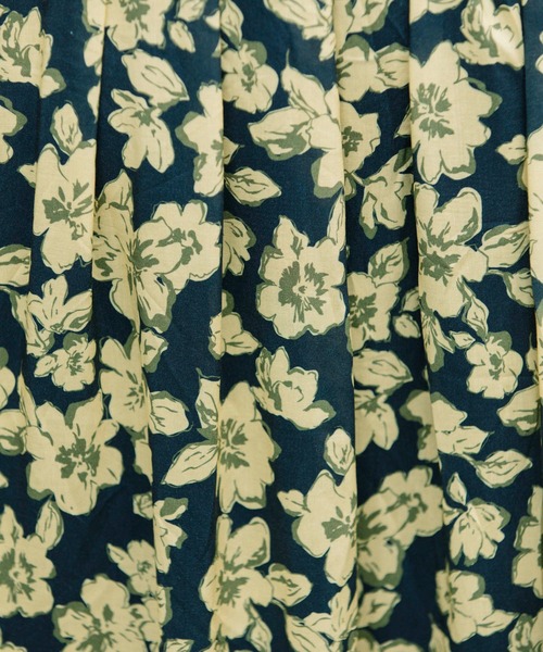 Munich(ミューニック)の「フラワープリントエコレーヨンギャザースカート(スカート・レディース・グリーン/イエロー/レッド・S/M)」の10枚目の写真