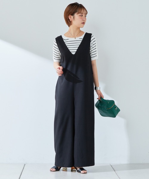 natural couture(ナチュラルクチュール)の「パールをあしらった上品で垢抜けな一枚 パール釦スリットあきリブニット(ニット/セーター・レディース・オフホワイト/グレー/サックスブルー/ピンク/ネイビー/その他1・FREE)」の15枚目の写真