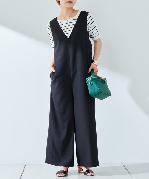 natural couture(ナチュラルクチュール)の「パールをあしらった上品で垢抜けな一枚 パール釦スリットあきリブニット(ニット/セーター・レディース・オフホワイト/グレー/サックスブルー/ピンク/ネイビー/その他1・FREE)」の20枚目の写真