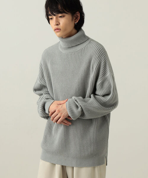 BeAMS DOT（ビームスドット）の「【WEB限定】BeAMS DOT / オーバー タートルネックニット 22AW（ニット/セーター・メンズ・ブラック系その他2/ブラウン系その他4・MEDIUM/LARGE）」の18枚目の写真