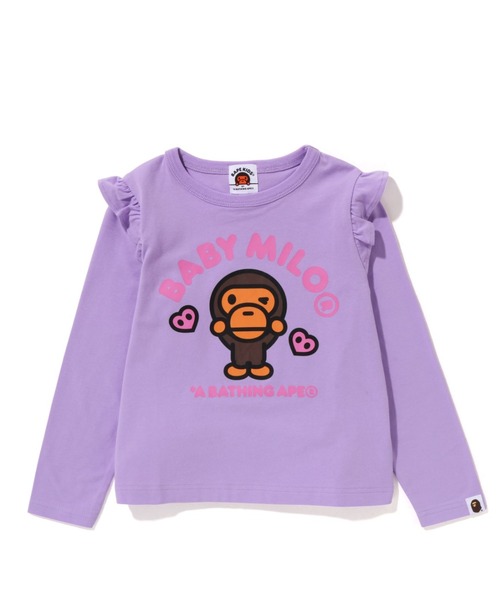 BABY MILO HEART FRILL L/S TEE K