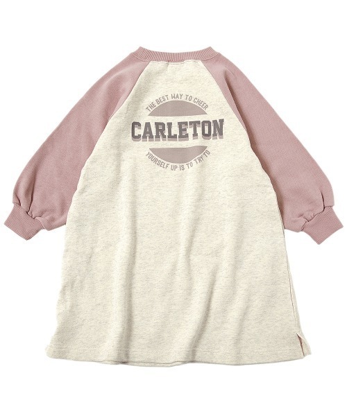 devirock（デビロック）の「ラグラン スウェットワンピース（ワンピース・キッズ・ブラック/グレー系その他/パープル系その他/ピンク系その他・110cm/100cm/120cm/130cm/140cm/150cm/160cm）」の11枚目の写真