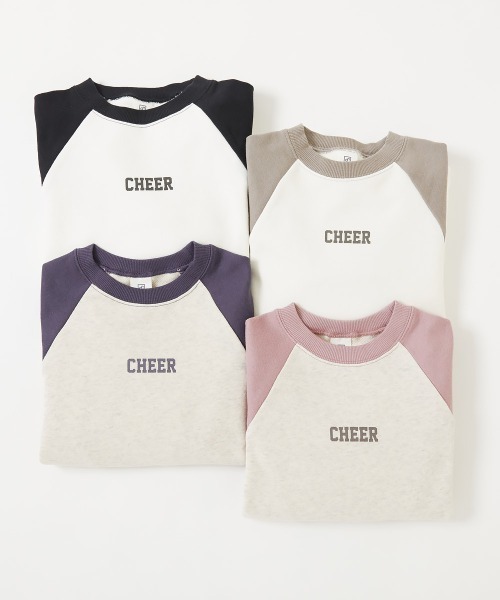 devirock（デビロック）の「ラグラン スウェットワンピース（ワンピース・キッズ・ブラック/グレー系その他/パープル系その他/ピンク系その他・110cm/100cm/120cm/130cm/140cm/150cm/160cm）」の14枚目の写真