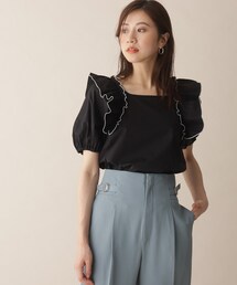 OPAQUE.CLIP | フリルデザインブラウス(シャツ/ブラウス)