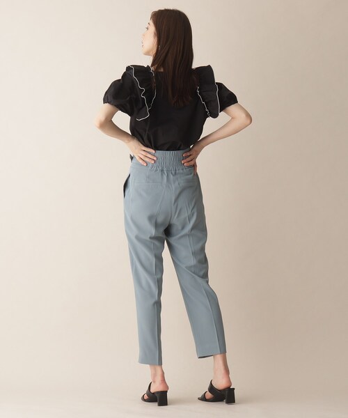 OPAQUE.CLIP（オペークドットクリップ）の「◆フリルデザインブラウス（シャツ/ブラウス・レディース・ホワイト系/レンガ/ブラック・38）」の21枚目の写真