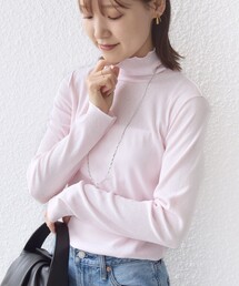 SHIPS | 〈手洗い可能〉ドライタッチ リブ タートル(Tシャツ/カットソー)