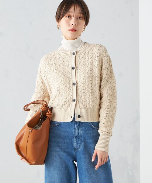 SHIPS（シップス）の「〈手洗い可能〉ドライタッチ リブ タートル（Tシャツ/カットソー・レディース・ブラック/ネイビー/オフホワイト/ブルー/ブラウン/ダークグレー/グリーン/ダークブラウン/ロイヤルブルー/ライトブルー/ピンク/イエロー/ブラウン系/ブルー系/ライトピンク・ONE SIZE）」の20枚目の写真