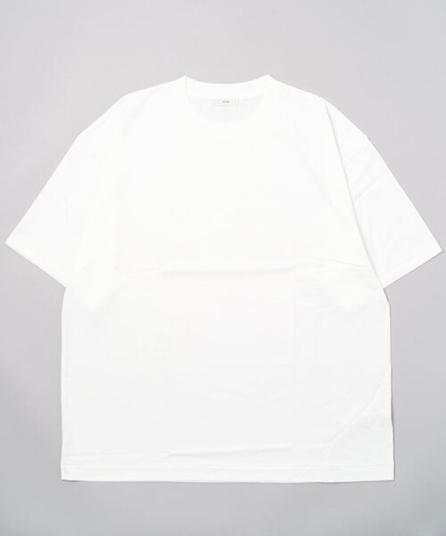 ATON（エイトン）の「ATON (エイトン) SUVIN 60/2 OVERSIZED S/S T-SHIRT（Tシャツ/カットソー・レディース・ブラック/ホワイト/ブラウン/チャコール・2/4/6）」の9枚目の写真