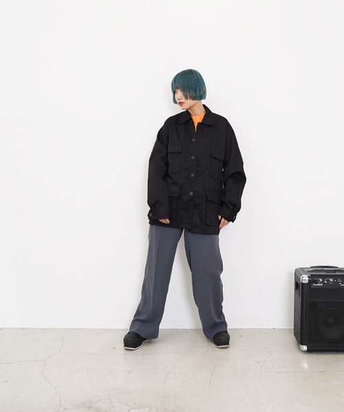 ROTHCO(ロスコ)の「Rothco / ロスコ Poly/Cotton Twill Solid BDU Shirts ミリタリー シャツジャケット(ミリタリージャケット・メンズ・ブラック/ベージュ/ネイビー/ブラウン/オリーブ/その他1/その他2・SMALL/MEDIUM/LARGE/X-LARGE/X-SMALL)」の12枚目の写真