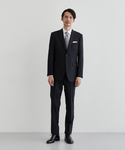【美品】40carats&525スリーピーススーツ Lサイズ Made in JAPAN】矢絣（やがすり）スーツ／スリーピース対応