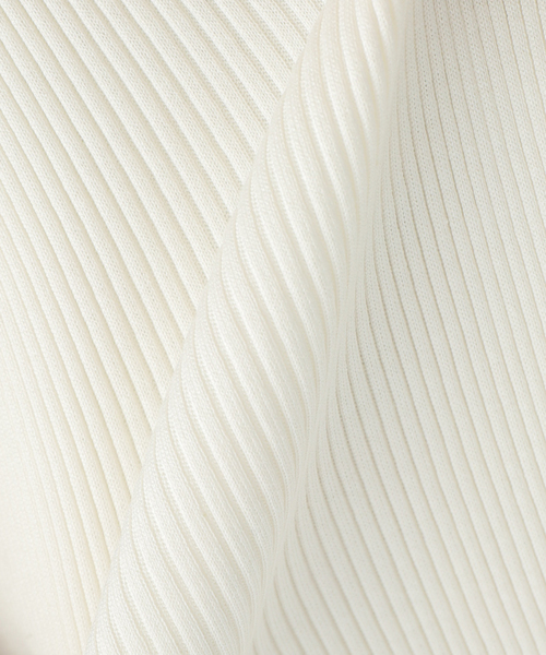 Spick & Span（スピックアンドスパン）の「≪追加≫シルクコットンリブ2WAYタンク（タンクトップ・レディース・ホワイト/ブラック/ベージュ/カーキ・FREE）」の10枚目の写真