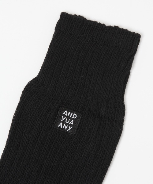 GLOBAL WORK(グローバルワーク)の「モテシャレルーズソックス/AND YUA ANY/298219(ソックス/靴下・キッズ・ホワイト/ブラック・FREE)」の3枚目の写真