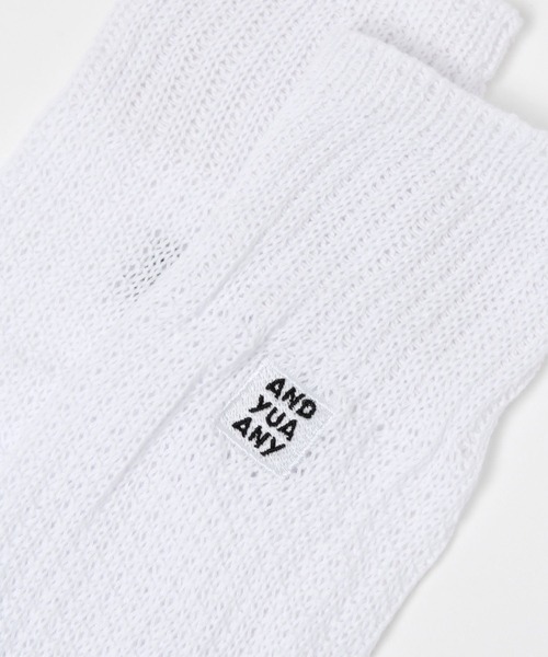 GLOBAL WORK(グローバルワーク)の「モテシャレルーズソックス/AND YUA ANY/298219(ソックス/靴下・キッズ・ホワイト/ブラック・FREE)」の5枚目の写真