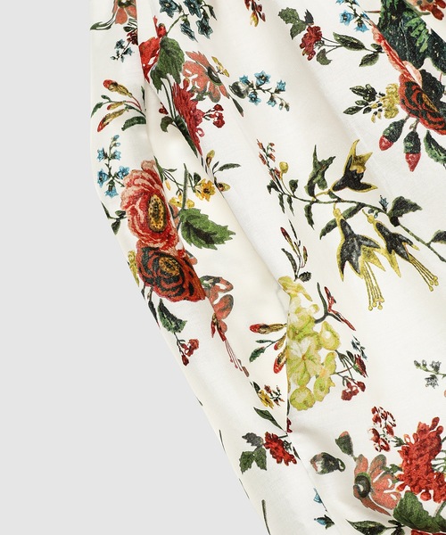 Erdem(アーデム)の「HALF SLEEVE BELOW THE KNEE DRESS WITH TIE AT NECK(ワンピース・レディース・ホワイト・6/8)」の4枚目の写真