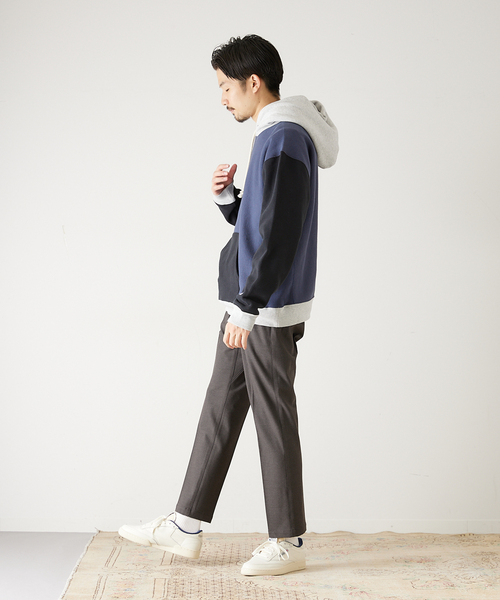 Champion（チャンピオン）の「【CHAMPION / チャンピオン】別注マルチトーン リバースウィーブパーカー（パーカー・メンズ・チャコールグレー/ブラック/ネイビー/カーキ/アイボリー・MEDIUM/LARGE/X-LARGE）」の22枚目の写真