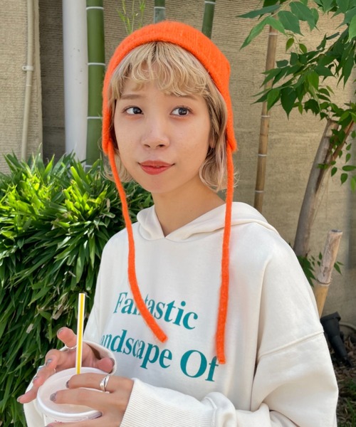 HELLO.SANFRANCISCO(ハローサンフランシスコ)の「【HELLO.SANFRANCISCO/ハローサンフランシスコ】カラーバラクラバ(ニットキャップ/ビーニー・レディース・ピンク/オレンジ/ブルー・FREE)」の21枚目の写真