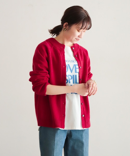 NOMBRE IMPAIR（ノンブルアンペール）の「メランジウール　2WAY　P/O（ニット/セーター・レディース・グレー/ブルー/サックスブルー/レッド/イエロー・FREE）」の18枚目の写真