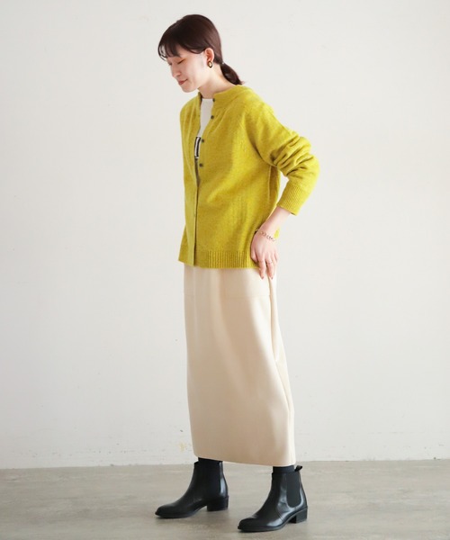 NOMBRE IMPAIR（ノンブルアンペール）の「メランジウール　2WAY　P/O（ニット/セーター・レディース・グレー/ブルー/サックスブルー/レッド/イエロー・FREE）」の12枚目の写真